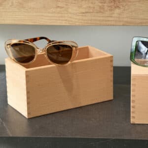 Boxop wood cube de présentation en bois