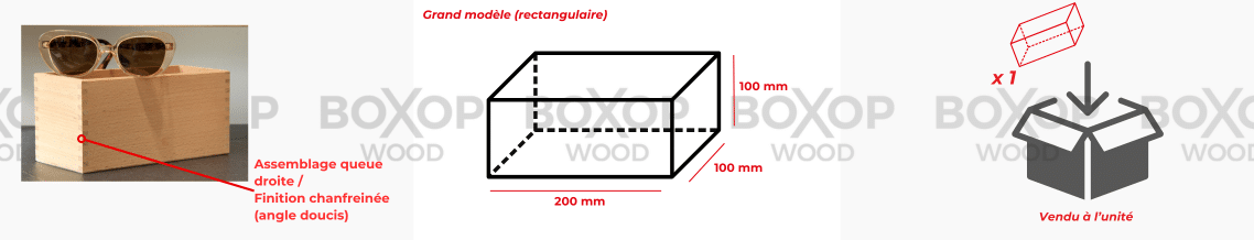 cube bois décoration rangement lunette